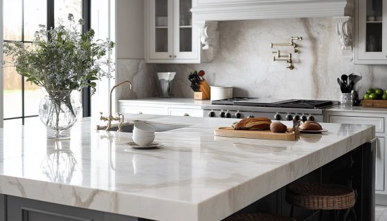 Why Is Marble a Timeless Material for Elegant Kitchen Countertops?